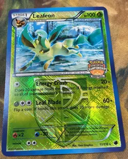Leafeon 11/116 Holo Promo Foil 2013 Pokemon Card Championships #2546 - Image 1