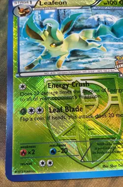 Leafeon 11/116 Holo Promo Foil 2013 Pokemon Card Championships #2546 - Image 5