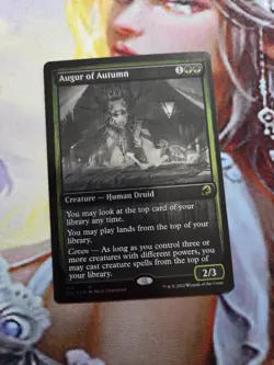 Augur of Autumn Innistrad: Double Feature Silver Foil MTG - Image 1