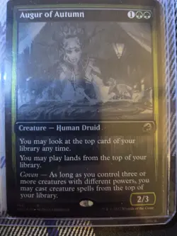 Augur of Autumn Innistrad: Double Feature Silver Foil MTG - Image 4