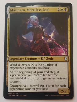 1x Minthara, Merciless Soul FOIL CLB Battle for Baldur's Gate MTG NM - Image 1