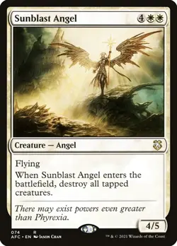 MTG Sunblast Angel (74/359) Adventures in the Forgotten Realms Commander NM - Image 1
