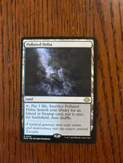 MTG Polluted Delta Modern Horizons 3 Land Rare Regular #224 Free Shipping - Image 1