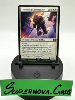 x1 Triceraton Commander M MTG Teenage Mutant Ninja Turtles M/NM, English - Image 1
