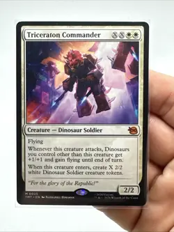 x1 Triceraton Commander M MTG Teenage Mutant Ninja Turtles M/NM, English - Image 2