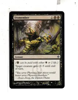MTG SkeenAB Dismember from New Phyrexia. NM. - Image 1