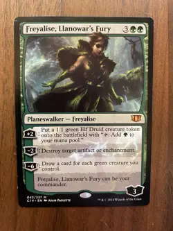 Freyalise, Llanowar's Fury x1 EX Commander 2014 MTG - Image 1