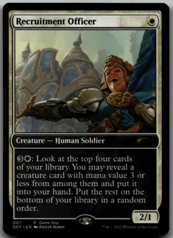 Recruitment Officer P Game Day & Store Championship Promos 7 LP - Image 1