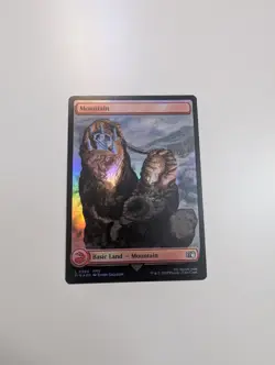 MTG - Mountain 0304 (Foil) - Final Fantasy NM/M Condition - Image 1