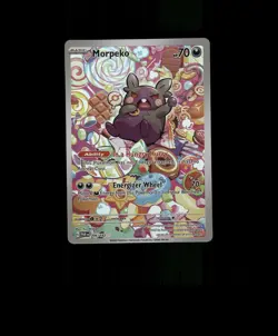FAN-ART READ DESCRIPTION BELOW HOLO MORPEKO Card MORPEKO Pokemon Card p2 - Image 1