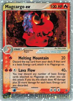 Magcargo ex - Reverse Holo - 95/97 EX Dragon - Pokemon TCG - 2003 - Image 1