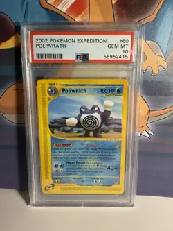 2002 Pokemon Expedition Poliwrath #60 PSA 10 GEM MINT - Image 1
