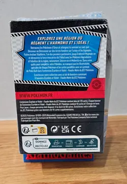 Pokemon Boosterbundle Karmesin & Purpur Schwarze Blitze Franzosisch NEU OVP 4813 - Image 4