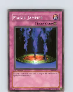 Yu-Gi-Oh TCG Magic Jammer SYE-043 1st Edition Regular Common Card Played LP - Image 1