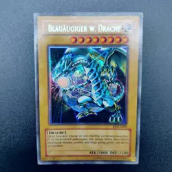 Yu-Gi-Oh! Karte - Blauaugiger Weißer Drache Deutsch Holo BNZ-G001 - Image 1