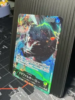One Piece Trafalgar Law OP10-022 Leader Holo 5000 Power Card Japanese - Image 2