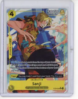 One Piece Egghead Starter Deck Sanji ST29-004 SR ALT ART NM - Image 1