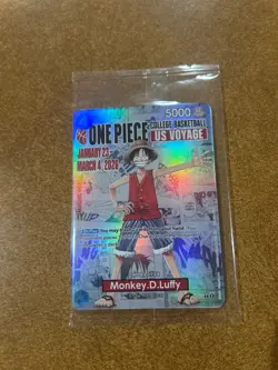 Monkey.D.Luffy (055) (College Basketball US Voyage) P-055 One Piece Promotion... - Image 1