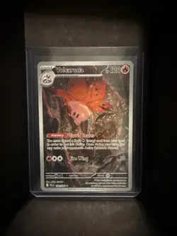 Pokemon TCG Black Bolt: Volcarona Illustration Rare Card 100/086 Mint Condition - Image 1