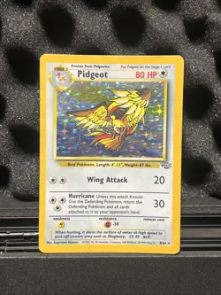 Pokemon Pidgeot TCG Holo Rare Card 8/64 Jungle Unlimited MP/HP - Image 1