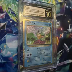 Squirtle Holo 001/032 CGC Pristine 10 Pokemon JP Trading Card Game Classic - Image 2