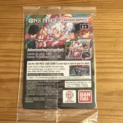 Bandai Namco One Piece CCG Monkey D. Luffy US Voyage Full Art Holo Card B2 - Image 2