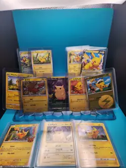 Pokemon Pikachu 12 card LOT - no dupes - Image 1