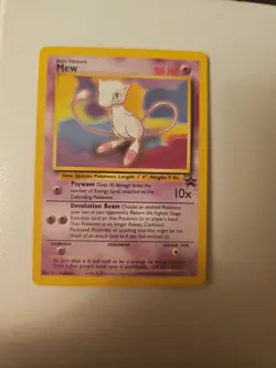 Pokemon Card Mew Black Star Promo 8 Lp/Nm - Image 1