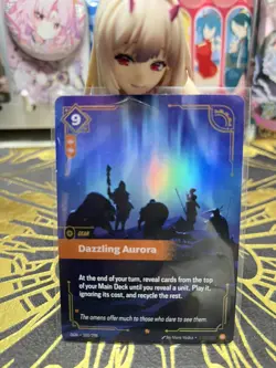 Dazzling Aurora Riftbound: Origins Epic Foil Card OGN-160 English Edition NM - Image 1