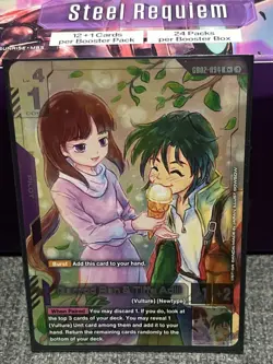 GUNDAM CARD GAME GD02-094 R+ GARROD RAN & TIFFA ADILL - FOIL - GD02 - Image 1