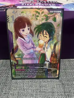 GUNDAM CARD GAME GD02-094 R+ GARROD RAN & TIFFA ADILL - FOIL - GD02 - Image 2