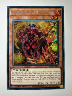 Nemeses Flag RA03-EN024 Secret Rare 1st Edition YuGiOh Card - Image 1