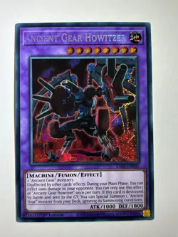 Ancient Gear Howitzer RA03-EN035 Secret Rare 1st Edition YuGiOh Card - Image 1