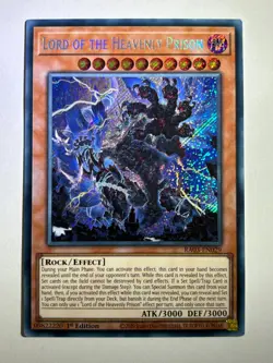 Lord Of The Heavenly Prison RA03-EN029 Secret Rare 1st EditionYuGiOh Card - Image 1