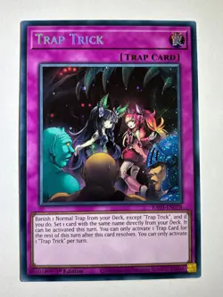 Trap Trick RA03-EN078 Secret Rare 1st Edition YuGiOh Card - Image 1