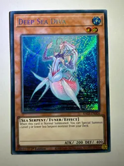Deep Sea Diva RA03-EN004 Secret Rare 1st Edition YuGiOh Card - Image 1
