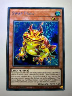 Swap Frog RA03-EN005 Secret Rare 1st Edition YuGiOh Card - Image 1