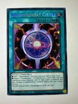 Salamangreat Circle RA03-EN066 Secret Rare 1st Edition YuGiOh Card - Image 1