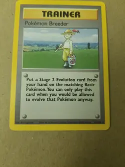 Pokemon Breeder 76/102 - Base Set - Rare - VINTAGE WOTC Pokemon Card - NM/LP - Image 3