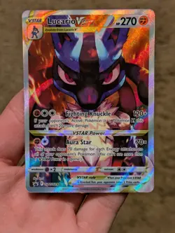 Lucario VSTAR Promo SWSH: Sword & Shield Promo Cards SWSH291 LP + - Image 1
