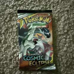 Pokemon Trading Card Game Sun & Moon Cosmic Eclipse Booster Pack 820650805899 - Image 1