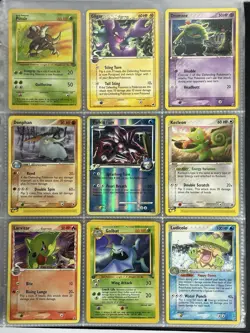 Pokemon Card Collection VTG Binder Holo Rare 1st Delta WoTC Palkia Pikachu Eevee - Image 1