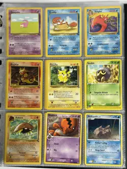 Pokemon Card Collection VTG Binder Holo Rare 1st Delta WoTC Palkia Pikachu Eevee - Image 3