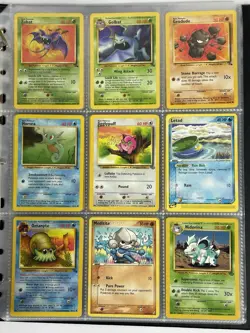 Pokemon Card Collection VTG Binder Holo Rare 1st Delta WoTC Palkia Pikachu Eevee - Image 5