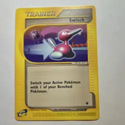Pokemon Switch 157/165 Expedition Base Set Common Trainer Regular TCG Card - Image 1