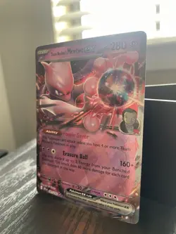 Pokemon TCG Team Rockets Mewtwo EX Double Rare Card 081/182 - Image 2