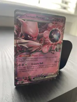 Pokemon TCG Team Rockets Mewtwo EX Double Rare Card 081/182 - Image 3