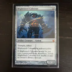 Blightsteel Colossus - LP - Mirrodin Besieged - Regular - MTG - Image 1