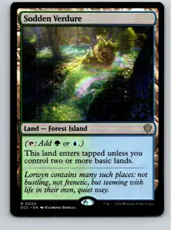 Magic the Gathering Sodden Verdure Lorwyn Eclipsed Commander MTG Free Ship! - Image 1