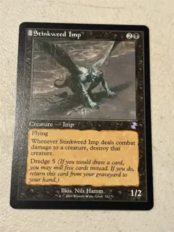 mtg Stinkweed Imp, Time Spiral Remastered, slight play - Image 1